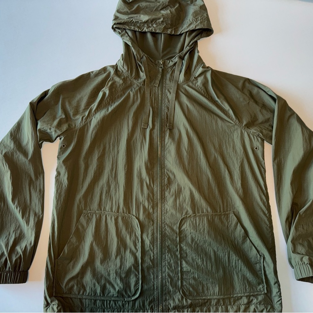 Sonoma Women's Olive Windbreaker Jacket